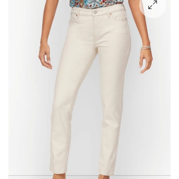 Talbots Denim - Talbots Slim Ankle Jeans Size 4 - Natural Color